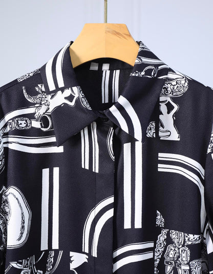 HERMES 25S SILK SHIRT 360