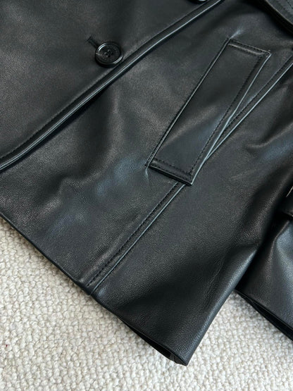 BURBERRY 25S LEATHER JACKET 244