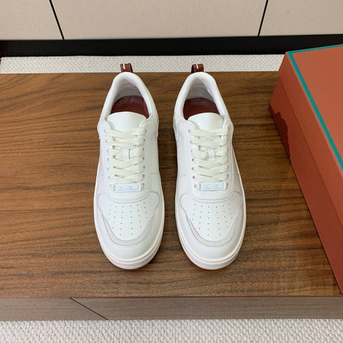LP SNEAKERS IN WHITE CALFSKIN