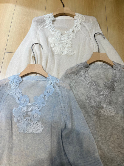 LP 26S V-NECK CASHMERE SWEATER 634