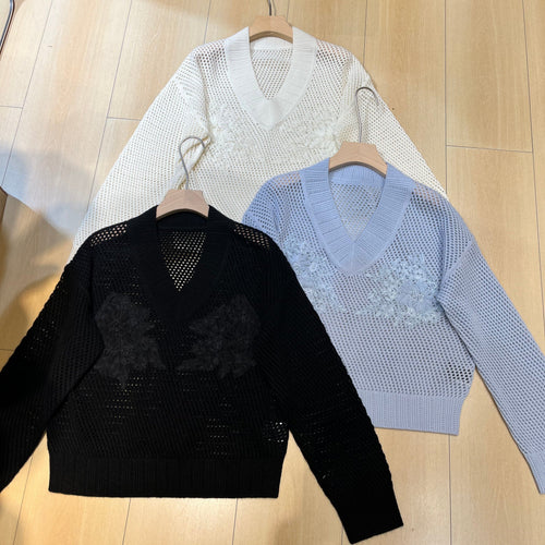LP 26S V-NECK CASHMERE SWEATER 630