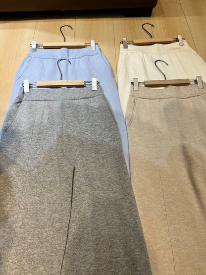 LP 26S EMBROIDERED CASHMERE PANTS 628