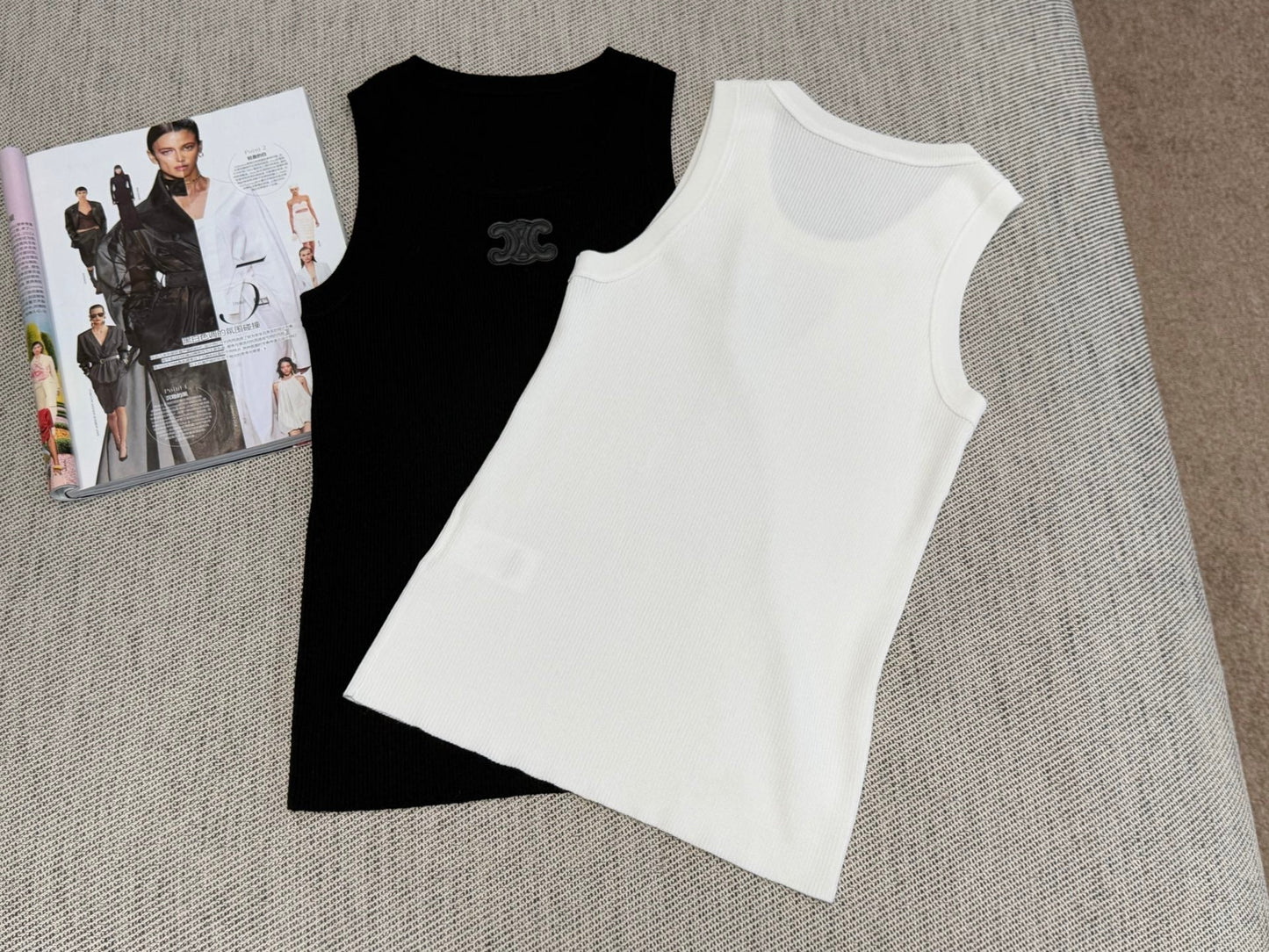 Celine Tank Top Tencel Fabric 232711