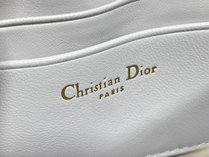 DIOR 25S DIOR TALK PHONE POUCH 21 IN PALE LILAC CALFSKIN GOLD HARDWRE