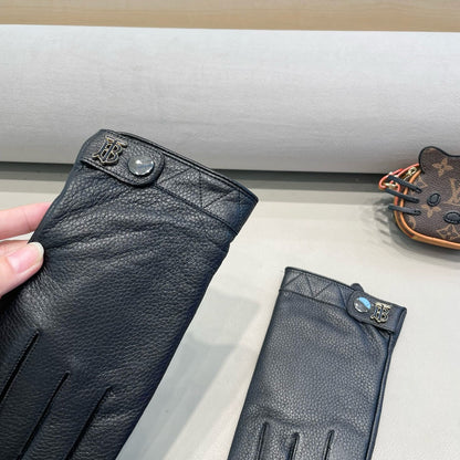 GLOVES IN BLACK LAMBSKIN 441793