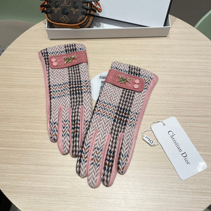 GLOVES IN COLORFUL WOOL 463807