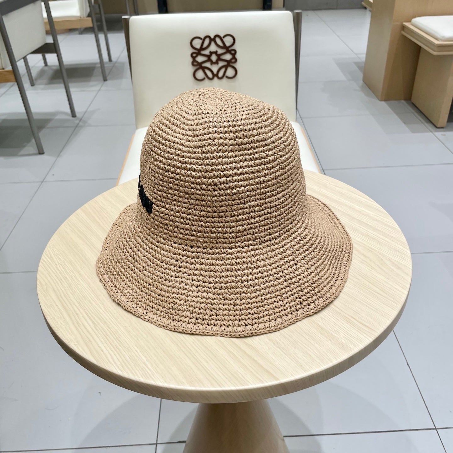 MIUMIU RAFFIA BUCKET HAT STYLE 69