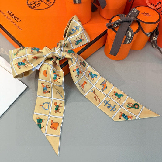 HERMES 25S SCARF 86 IN SILK 853137