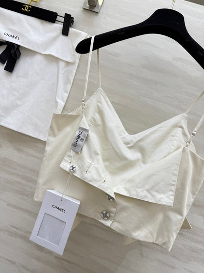 CHANEL 25S SPAGHETTI STRAP TOP STYLE 243