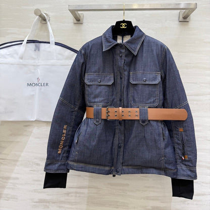 MONCLER 25S DENIM DOWN JACKET 344