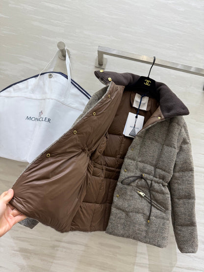MONCLER 25S TWEED DOWN JACKET 307