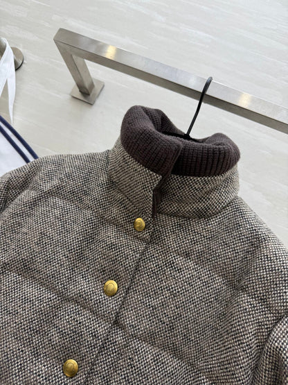 MONCLER 25S TWEED DOWN JACKET 307