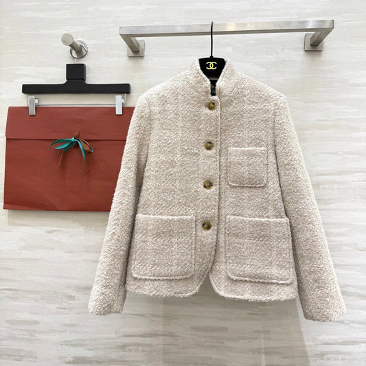 LP 26S ALPACA-BLEND TWEED JACKET 443