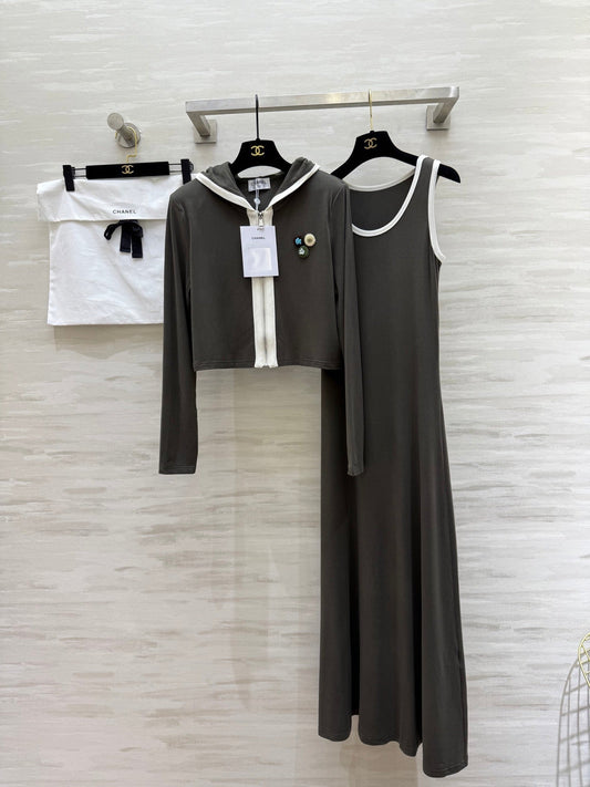 CHANEL 26S JACKET AND SLEEVELESS DRESS SET 960