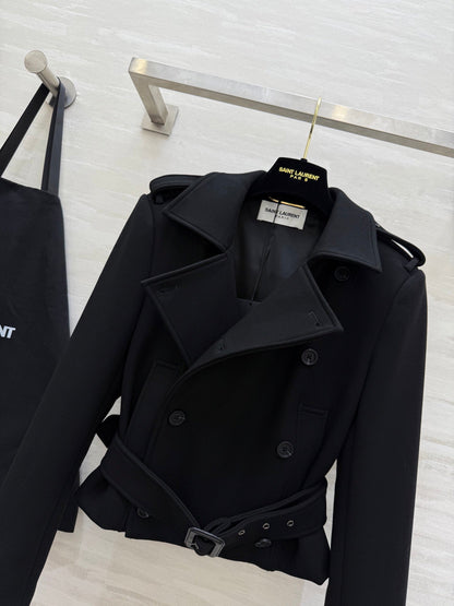 YSL 26S CROPPED JACKET 350