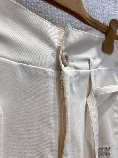MIUMIU DRAWSTRING TROUSERS STYLE 6