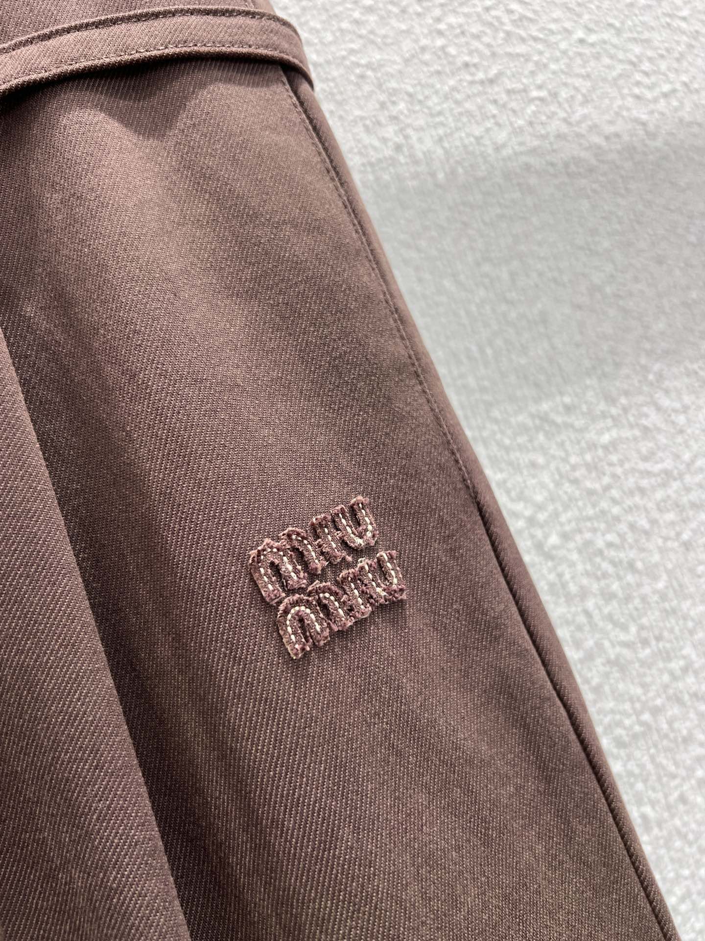 MIUMIU DRAWSTRING TROUSERS STYLE 7