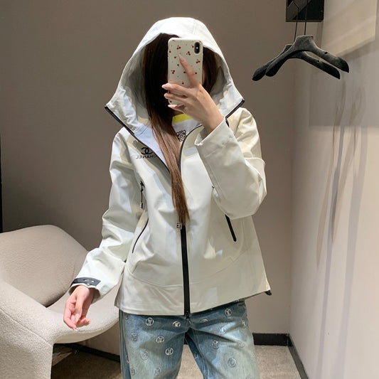 CHANEL 25S HOODED SPORTS JACKET 449