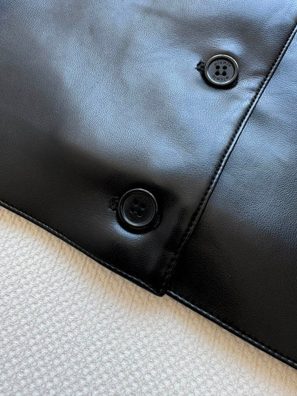 MIUMIU LEATHER VEST STYLE 726