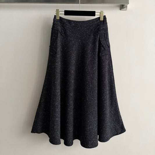CHANEL 26S TWEED MIDI SKIRT 717