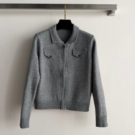 LP 26S ZIP-UP KNIT JACKET 507