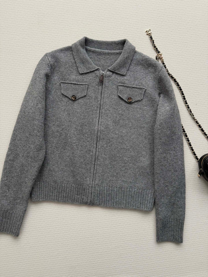 LP 26S ZIP-UP KNIT JACKET 507