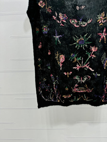 DIOR FLORAL EMBROIDERED KNITTED TANK TOP 276692