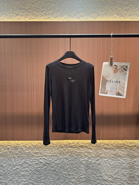 MIUMIU LONG-SLEEVE T-SHIRT STYLE 302