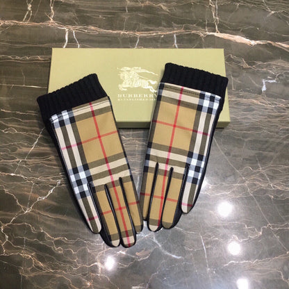 LINED GLOVES IN CAMEL BEIGE CASHMERE AND LAMBSKIN 454587