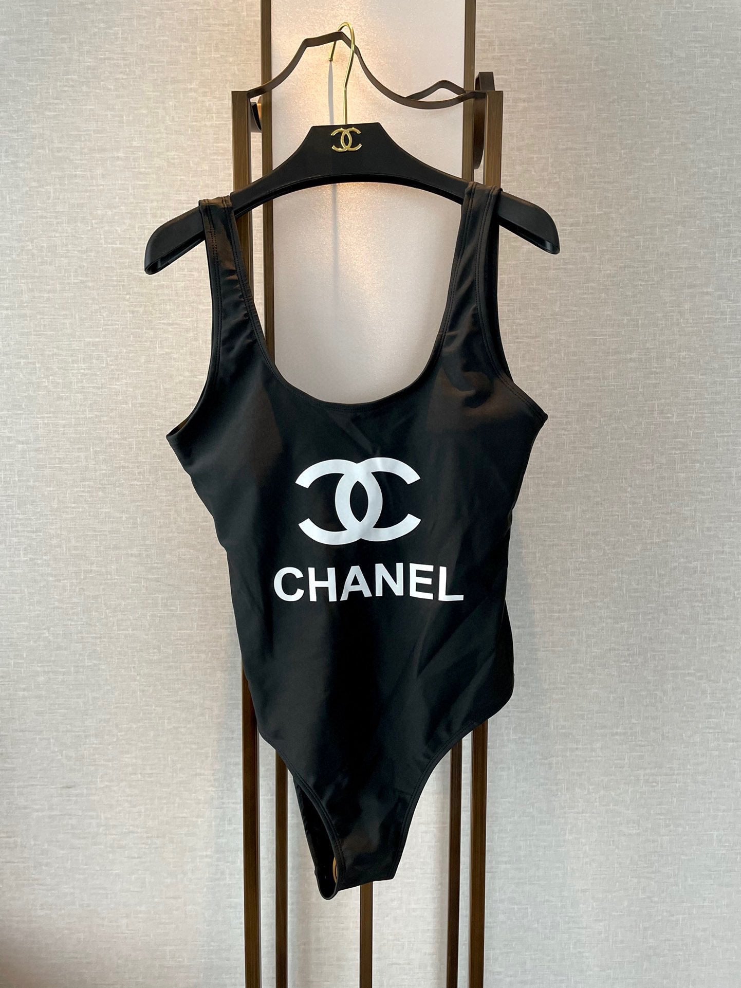 CC BIKINI SWIMSUIT SET IN BLACK 109092