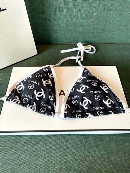 BIKINI SWIMSUIT IN BLACK AND WHITE AND PRINTED 627825