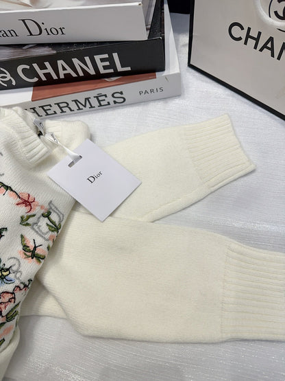 DIOR 25S LONG-SLEEVE CREWNECK SWEATER 675