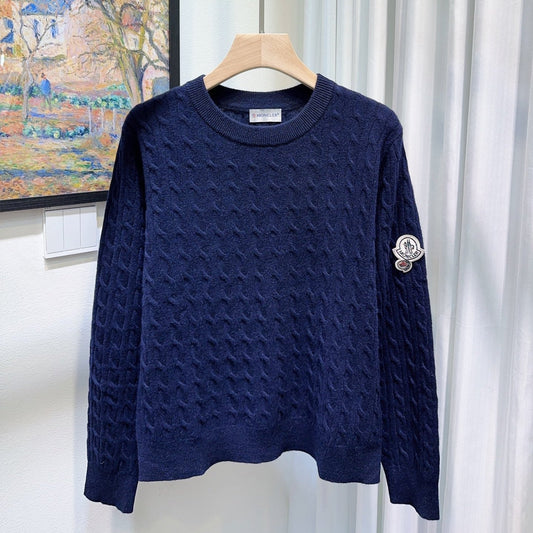 MONCLER 25S LONG-SLEEVE CREWNECK SWEATER 380