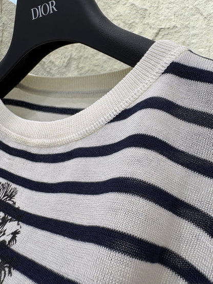 DIOR KNIT SWEATER 25S IN LINEN 266032