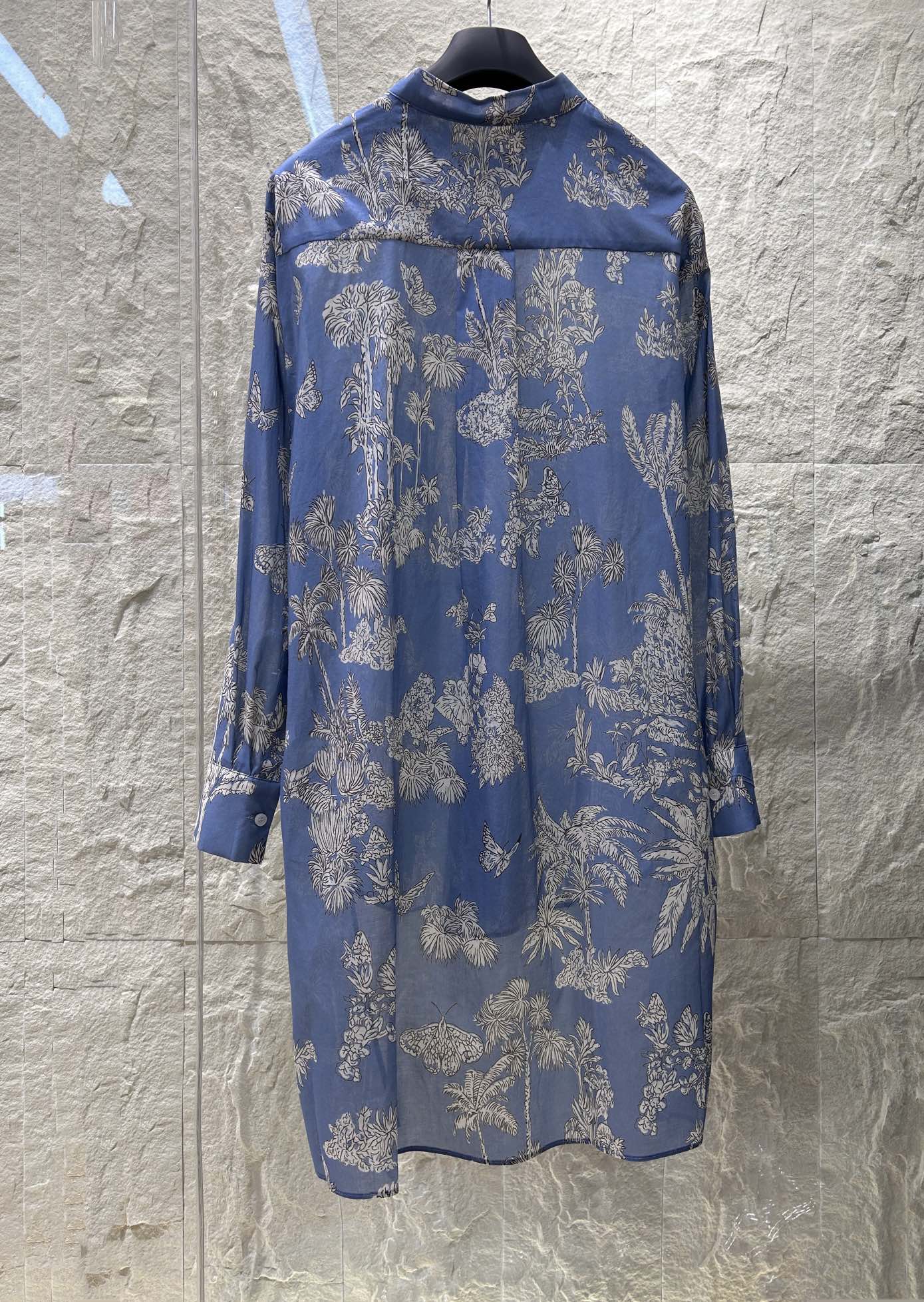 SHIRT WITH COCONUT GROVE PRINT 25S IN COTTON 266163