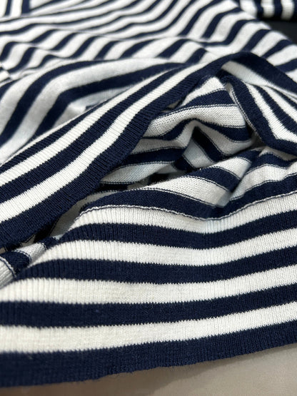 STRIPED KNIT SWEATER 25S IN COTTON 266075