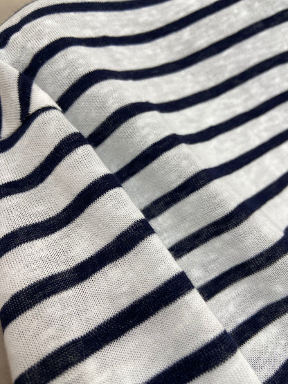 LONG SLEEVE STRIPED T-SHIRT 25S IN COTTON 266046