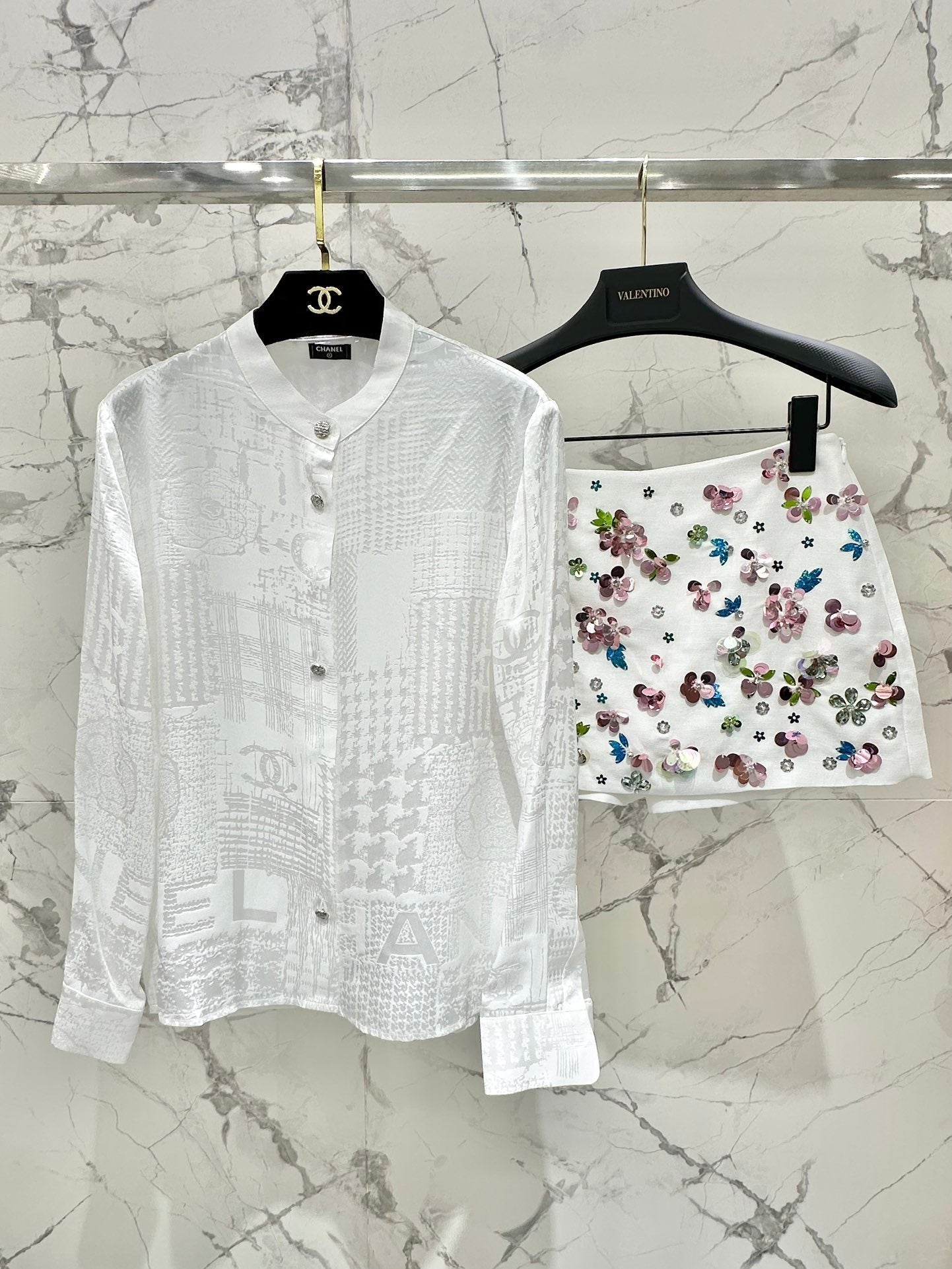 VALENTINO 26S PATTERNED CULOTTES 1223