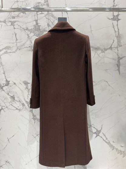 YSL 25S LONG CASHMERE COAT STYLE 30
