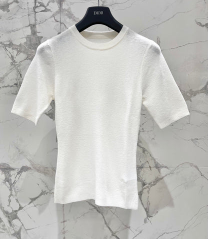 DIOR 26S SHORT-SLEEVE KNIT T-SHIRT 907