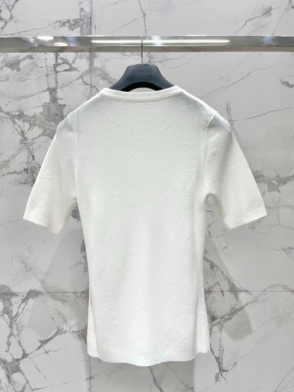 DIOR 26S SHORT-SLEEVE KNIT T-SHIRT 907