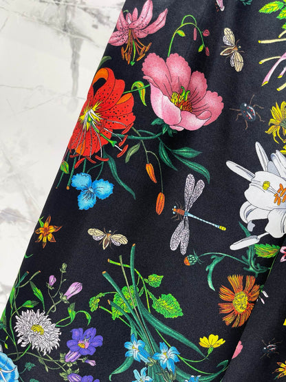 GUCCI 26S WIDE-LEG PRINTED PANTS 77