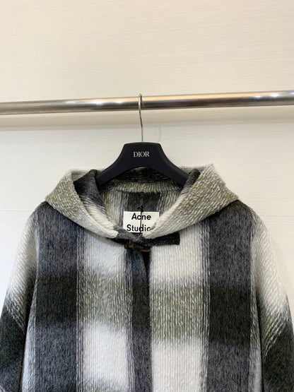 DIOR 25S DOUBLE-FACED WOOL COAT STYLE 292