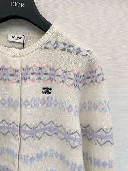 CELINE 25S WOOL CARDIGAN 0071