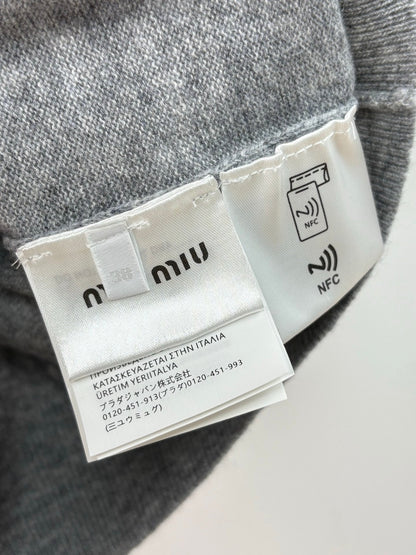 MIUMIU KNITTED POLO SHIRT STYLE 308