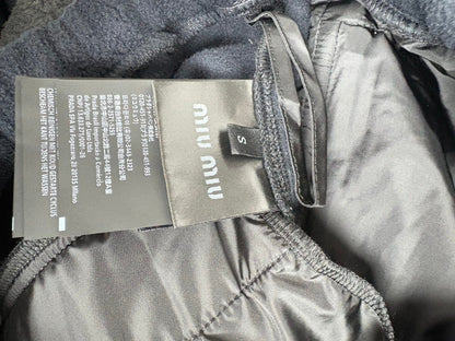 MIUMIU FLEECE SWEATPANTS STYLE 208