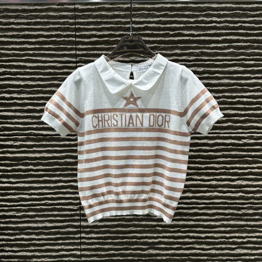 DIOR 25S SHORT-SLEEVE SWEATER STYLE 062