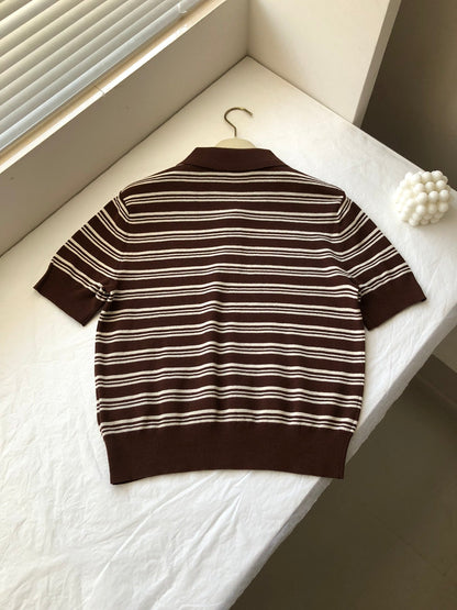 MIUMIU KNIT POLO SHIRT STYLE 212