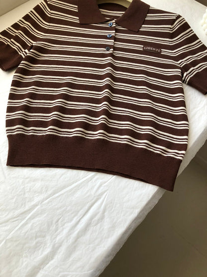 MIUMIU KNIT POLO SHIRT STYLE 212
