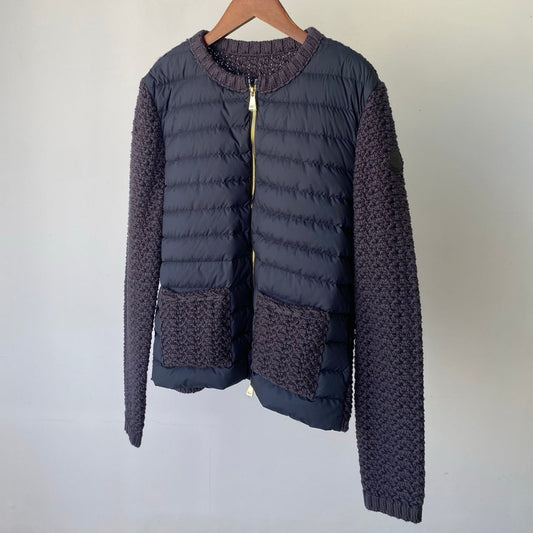 MONCLER 25S KNITTED PUFFER JACKET 422